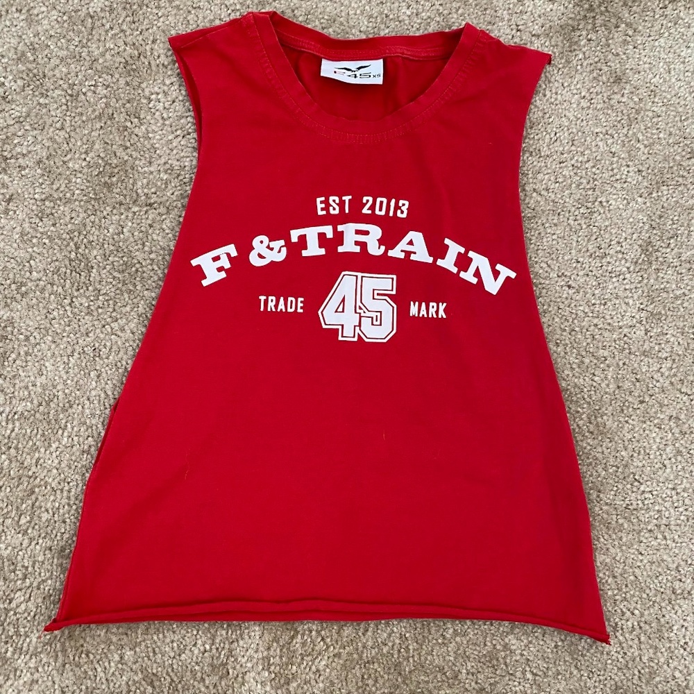 F45 Training Cropped Muscle Tank